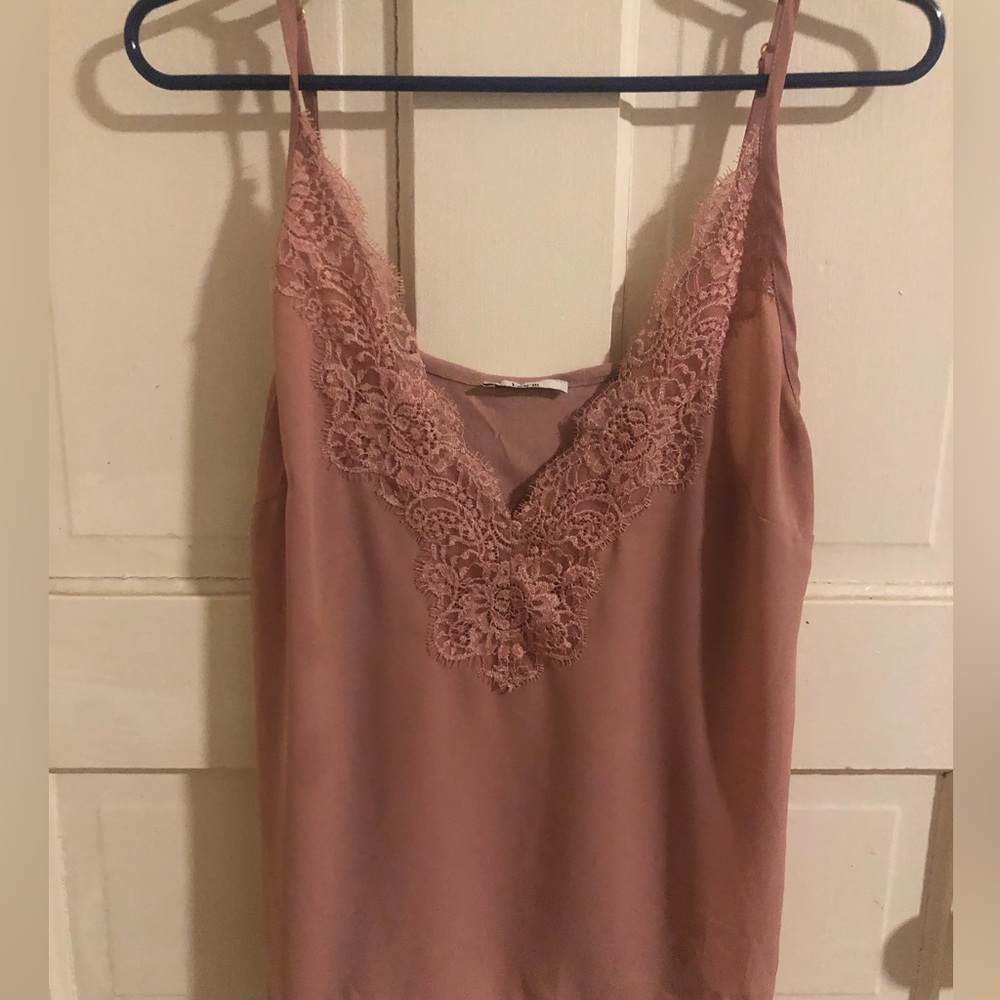 Pink Lace Camisole